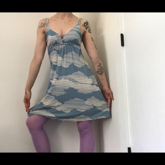 Lux Cloud Print Tank Dress - Picture 5 of 11